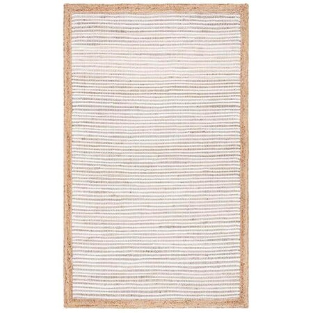 Safavieh 3 x 5 ft. Natura Rectangle Hand Woven Area Rug, Natural & Ivory NAT375A-3